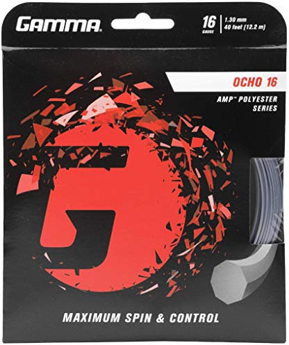 Gamma Ocho (16-1.30mm) Tennis String Set (Silver)