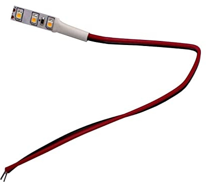 10x Lumonic LED Strip 0,025m einfarbiger Streifen LED Leiste 12V IP20 3LEDs 120 LED/m SMD2835 I LED Streifen I LED Stripe 2,5cm, LED Band, LED Lichtband