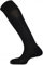 Mitre Junior Mercury Plain Football Sports Socks | Football Team Kit | Lightweight Long Sock | Breathable Sports Sock, Black, Junior (3 UK - 6 UK)