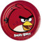 Amscan 552360 Teller Angry Birds, rot, 23cm