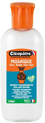 CLEOPATRE – Colle Mosaïque Cléo’Saïc 100g – Transparente et Durable – Fabrication Française