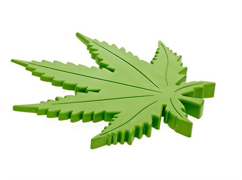 Hanfblatt Türstopper Pot in the door