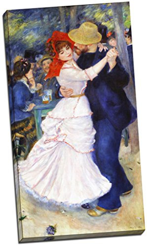 Pierre-Auguste Renoir Dance at Bougival Leinwanddruck, groß, 76,2 x 40,6 cm