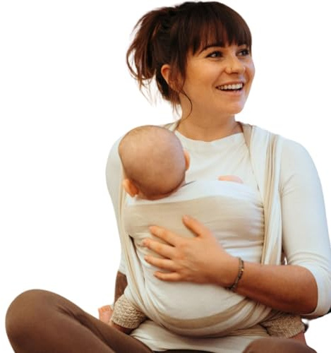 Hoppediz gewebtes Baby-Tragetuch ab Geburt, Neugeboren bis Kleinkind, 100% kbA-Baumwolle (Bio), kbA Kairo 5,40 m