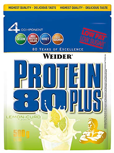 Weider Protein 80 plus 2 x 500g Beutel 2er Pack Zitro-Quark