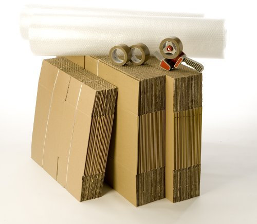 Kit cartons déménagement T3-T4 avec 3 rouleaux d'adhésif gratuits