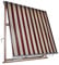 VERDELOOK Tenda da Sole Milos a Caduta avvolgibile con Braccetti 80 cm per ancoraggio, larghezza 3 m e altezza 2,45 m, beige e bordeaux