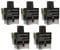 5 Druckerpatronen für Brother Black Schwarz DCP-110C, DCP-110, DCP115 C,DCP-117C, DCP-120,DCP-120C,DCP -210C,DCP-310C, DCP-310CN, DCP 315C , DCP 315CN , DCP 340 CW MFC-210C, MFC210, MFC-215C, MFC-410C, MFC-410CN, MFC-420C, MFC-420CN, MFC-425, MFC-425CN, MFC-610CLN, MFC-610CLWN, MFC-620C, MFC-620CN, MFC-620CLN, MFC-3240C, MFC-3240CN, MFC-3340 C, MFC-3340CN, MFC-5440C, MFC-5440CN, MFC-5840CN FAX-1835 C, FAX-1840 C, FAX-1940 CN, FAX-2440C, FAX-5440C ersetzt LC-900BK LC900BK