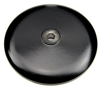 Deckel für Vorderradnabe - ALU - pulverbeschichtet schwarz