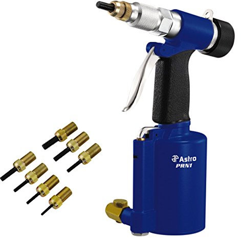 Astro Pneumatic Tool PRN1 Metric & SAE 3/8 Capacity Pneumatic Rivet Nut Setting Kit