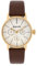 Gigandet Damen-Armbanduhr Multifunktion Quarz Analog mit Lederarmband braun G38-003