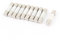 sourcing map 10 Stück Keramik Sicherung Rohre mit Langsame Durch Laufzeitverzögerung 250V 5A T5A 5 mm x 20 mm