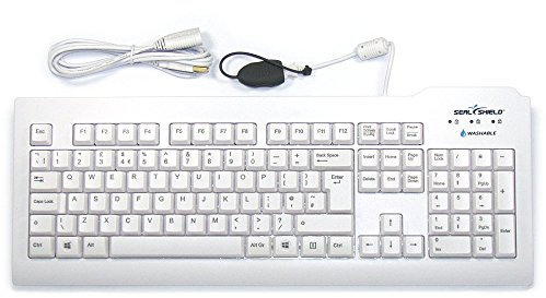 SILVER SEAL Keyboard White - THE Antimicrobial Washable Keyboard