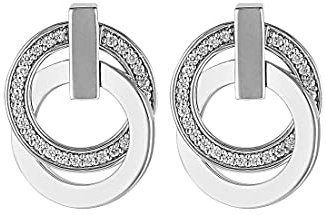 JETTE Damen-Ohrstecker 925er Silber rhodiniert 58 Zirkonia One Size 86735504