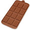 BlueFox Silikonform mit 12 Schokotafeln, Schokoladenform, Eiswürfelform, Pralinenform, Praline, Hundekekse, 21 x 10,5 x 0,5cm, Süßigkeiten, Naschen, Torte, Kuchen, Geschenkidee, Farbe: Braun