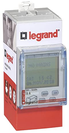 Legrand - Horloge à cadran digital automatique - pour 1 circuit - 2 modules