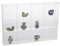 SAFE 5256 Klein-Vitrine aus Acrylglas – Staubgeschützte Vitrine ohne Rahmen, mit Schiebetür, 12 Fächer, zum Hängen & Stellen 300 x 200 x 30 mm