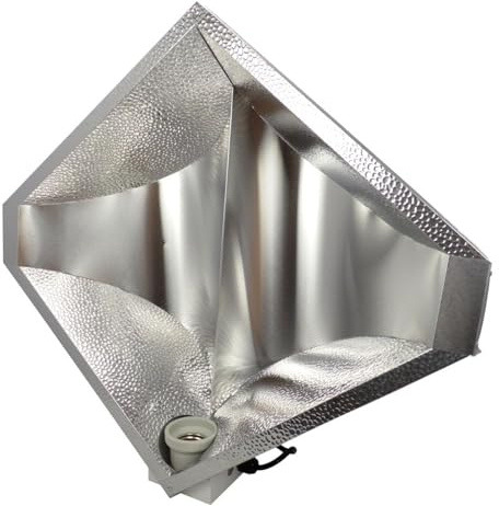FLORASTAR Réflecteur Horticole Ouvert Diamond 250-600W – Aluminium Double Face MH HPS Culot E40