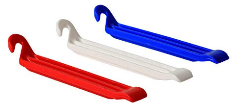 Zefal Dp20 Tyre Levers, Pack of 3, White/Red/Blue