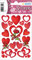 HERMA 3619 Aufkleber Herzen Herzen Rot klein groß, 66 Stück, Herz Sticker mit Rosen Blumen, Etiketten in Herzform für Valentinstag Liebe Hochzeit Geburtstag Scrapbooking Dekoration Geschenk Briefe DIY
