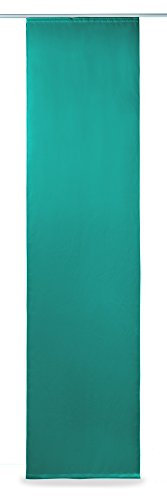 Flächenvorhang Schiebegardine Verdunklung blackout ca. 60x245 cm Vorhang Gardine #1206 (türkis)