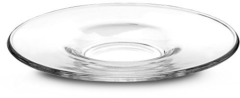 Borgonovo Taza Ischia Cappuccino Saucer 15cm - Saucer for Glass Coffee Cup