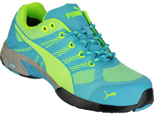 Puma 642900.40 Celerity Knit Blue Sicherheitsschuhe für Damen, Low S1P HRO SRC, Größe 40