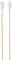 Meditrade 1264 Wattestäbchen, Steril, großer Kopf, Holz Griff, 15 cm Länge (100-er pack)
