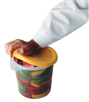 Rubbermaid F601 Rubbermaid rund Container mit Deckel, groß