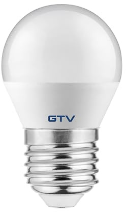 GTV LED Tropfenlampe B45 E27 6,0W 520lm 3000K Warmweiß 230V 160° Glühbirne Kleinbirne