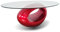 Designetsamaison Table Basse de Salon Rouge - Symbiose