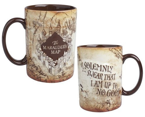 Harry Potter Marauders Map Ceramic Mug Official Warner Bros. Studio Tour London Merchandise