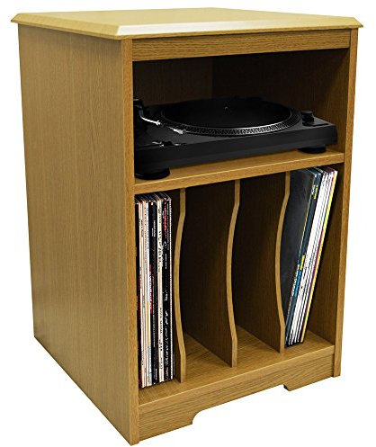 WATSONS AUDIO - Turntable/LP Record/Vinyl Storage Side End/Bedside Table - Oak