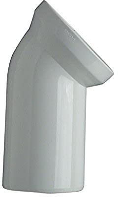 Cornat CKAB4500 Pipe coudée de WC, 45°, Blanc, Multicolore