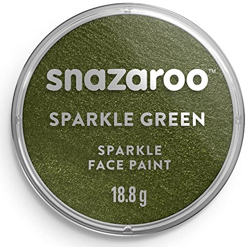 SNAZAROO COLORE PER VISO 18ML VERDE NACARADO