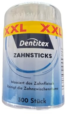 Zahnsticks Zahnstocher 300 Stück - zum Reinigen von Zahnzwischenräumen - brush sticks picks