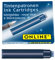 ONLINE Standard-Tintenpatronen, universelle Füller-Tinte, kompatibel mit allen gängigen Standard-Füllern, Ersatz-Patronen für Füllhalter und Rollerball, 6 Stück, Farbe königsblau, löschbar