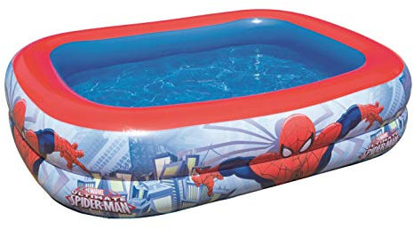 Color Baby - Piscina hinchable rectangular de Spiderman
