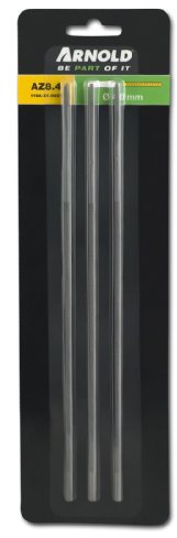 Arnold 1194-X1-0027 - Lime tonde per catene motosega, 4 mm, confezione da 3
