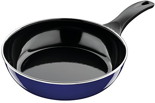 Silit Emma Bratpfanne 24 cm, Silitstahl Funktionskeramik, Induktion, Kunststoffgriff, nickelfrei, blau