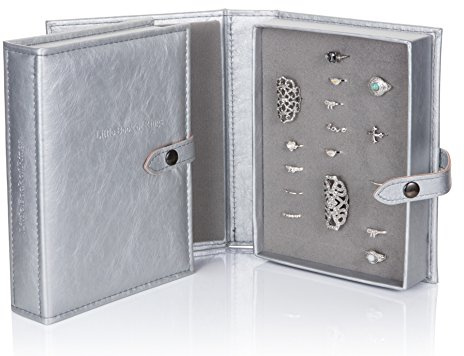 Little Book Of Rings Storage - Silver