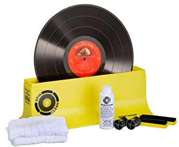 Spin-Clean 0837654769218 Vinyl Reinigungsset für Computer – Reinigungs-Set für Computer (Vinyl, Gelb)