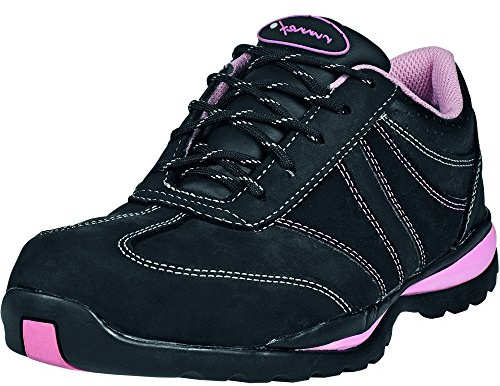 ruNNex Damen Sicherheitsschuhe S2 GirlStar Arbeitsschuhe perfekt geeignet für Frauen, 35, schwarz, 5280