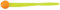 Berkley Herren Floating Mice Tails PowerBait Schwimmende Mäuseschwänze, 8 cm, Orange-Silber/Chartreuse, 3