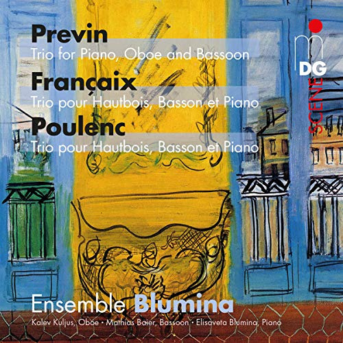 Francaix Previn Poulenc Trio For Oboe Bassoon & Piano