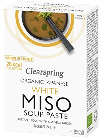 Clearspring | Org Instant White Miso Paste | 5 x 60g