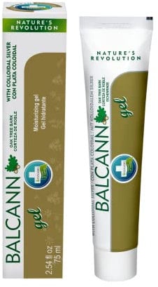 Annabis Balcann Oak Tree Bark Gel - Effective Regenerative Gel for use on Dry, Cracked Skin and also after Haemorrhoids - with Cannabis Sativa and Colloidal Silver