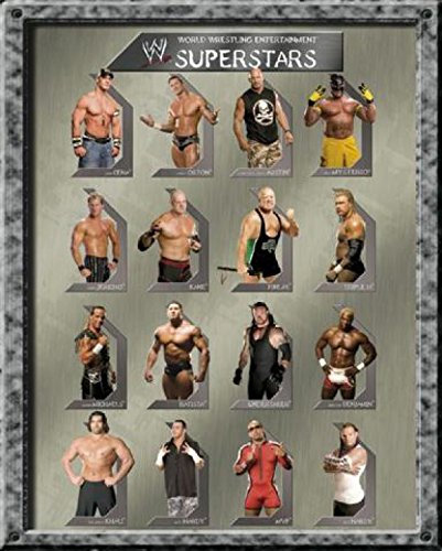 1art1 Wrestling Poster WWE, Superstars Mini-Poster 50x40 cm