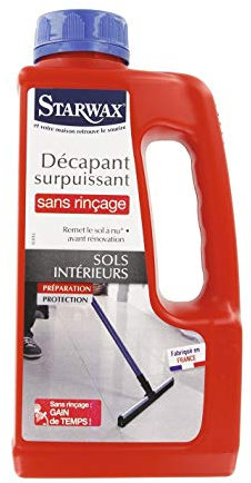 Super Décapant Sols Carrelés Sans Rinçage 1.L - STARWAX