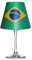 Fanartikel Fußball WM 2014 Brasilien Lampenschirm Glas (Weinglas) Teelicht #1085 (Brasilien)